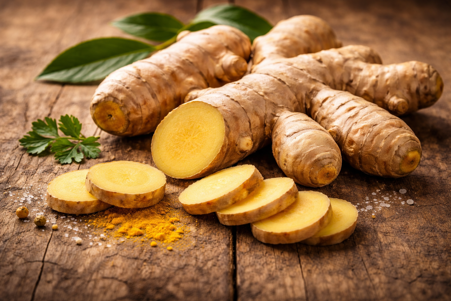 Fresh ginger root